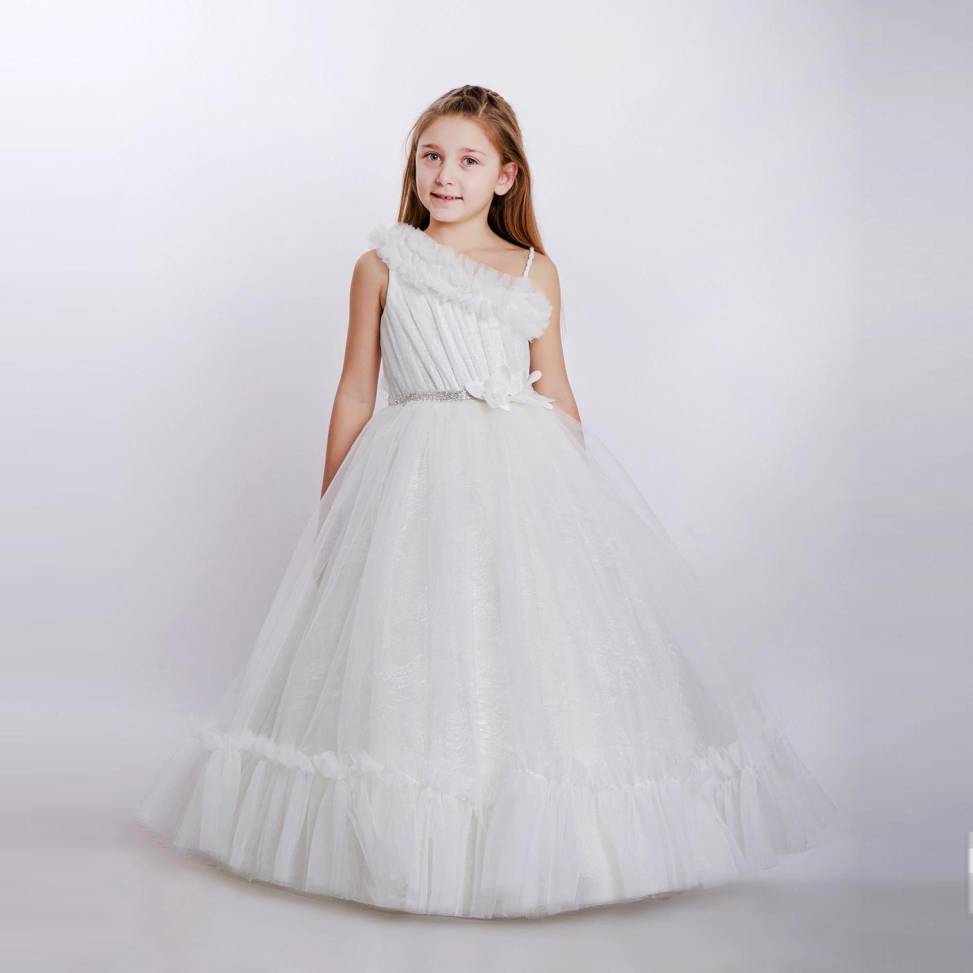 Cascade Gown Girls Formal Dress – product image 6