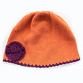 KIDS HAT WITH CONTRAST FLOWER – product image 2