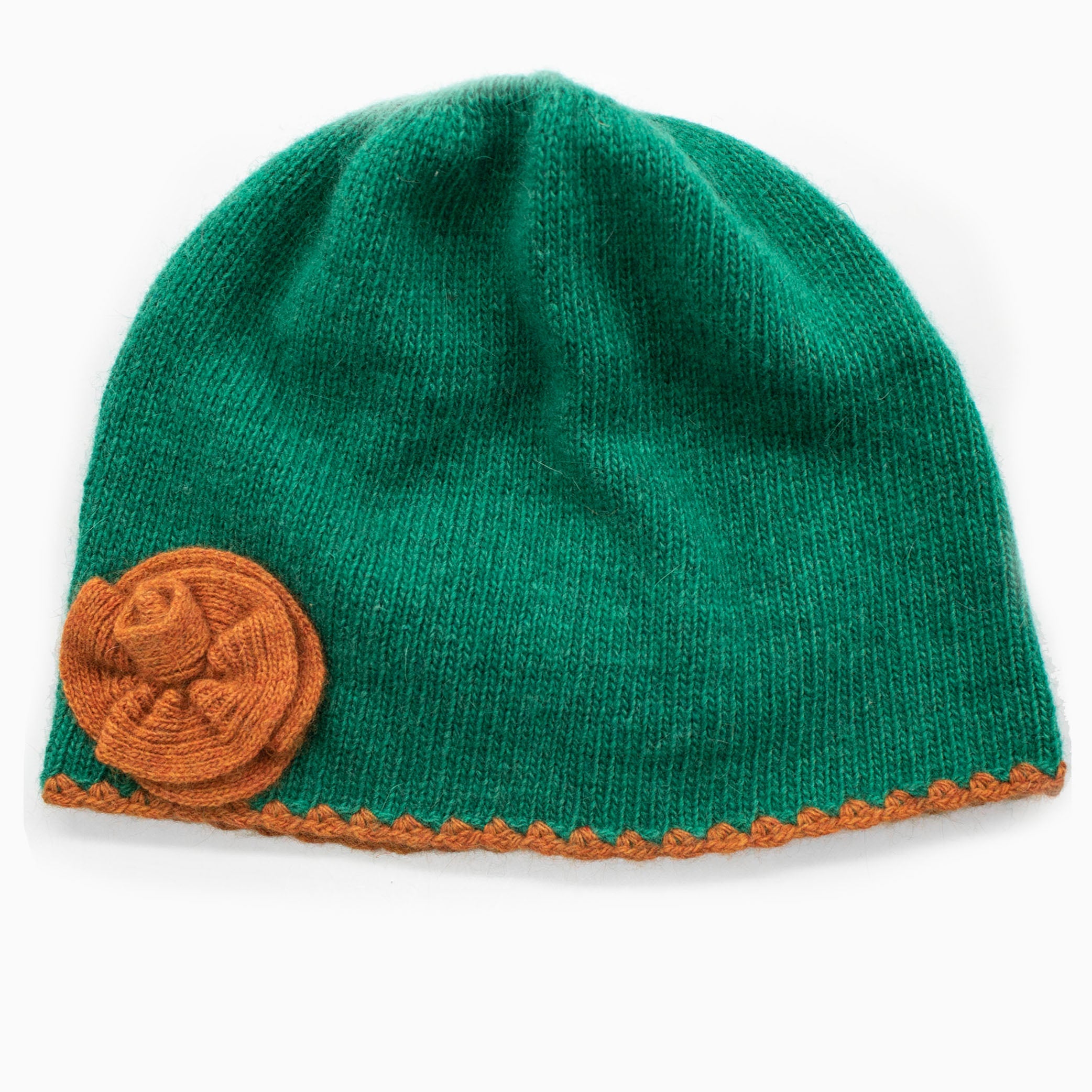 KIDS HAT WITH CONTRAST FLOWER – product image 3