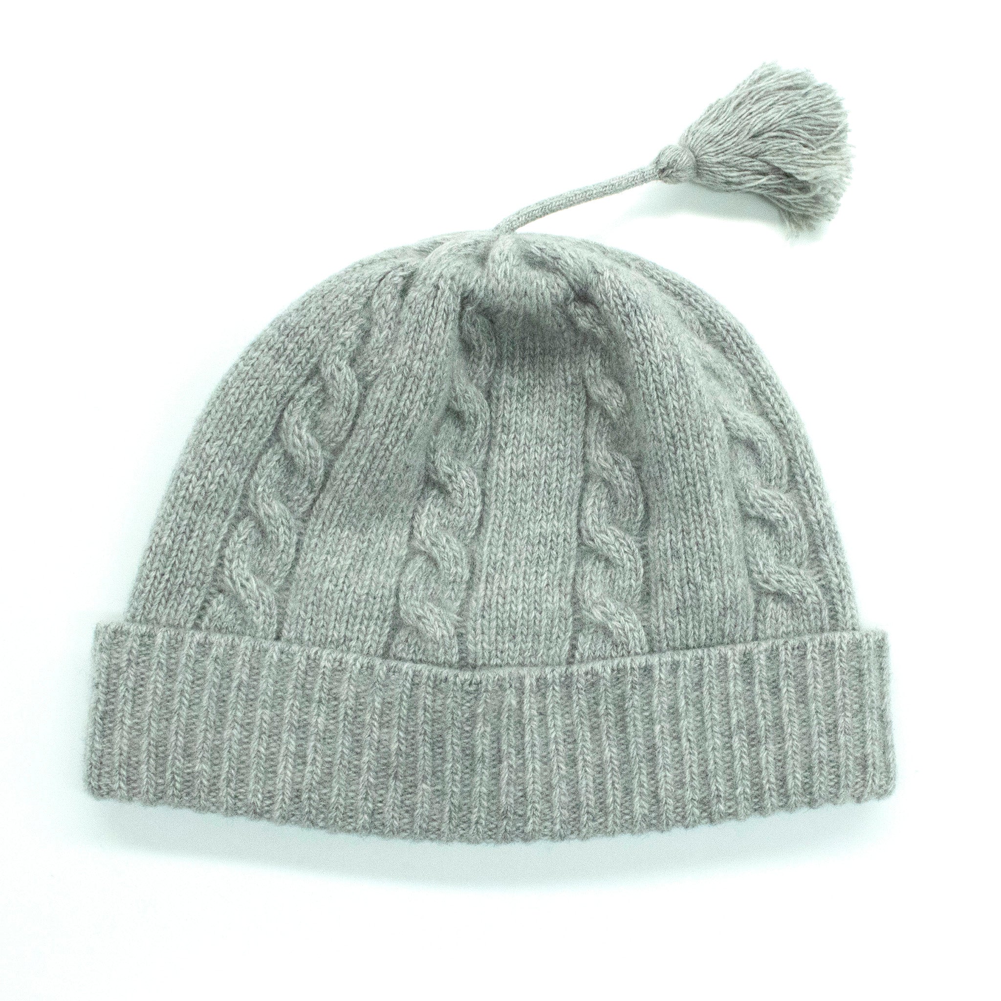 BABY CASHMERE CABLE HAT STITCH – product image 1