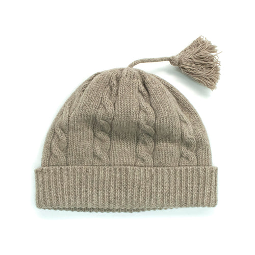 BABY CASHMERE CABLE HAT STITCH – product image 2