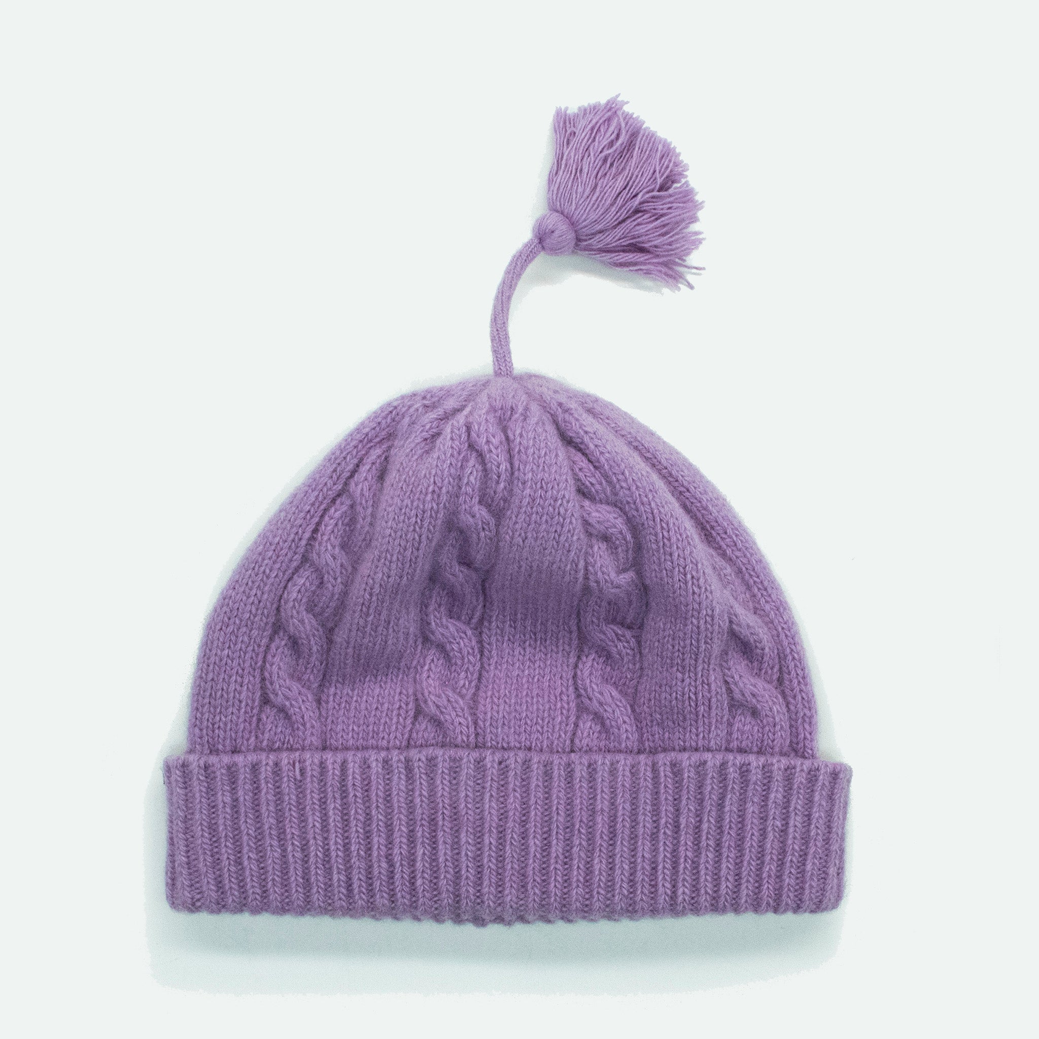 BABY CASHMERE CABLE HAT STITCH – product image 4