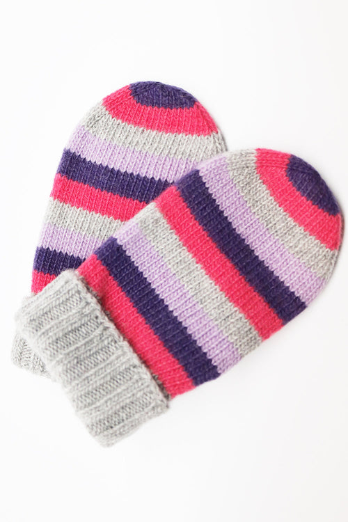 BABY STRIPED MITTENS – product image 2