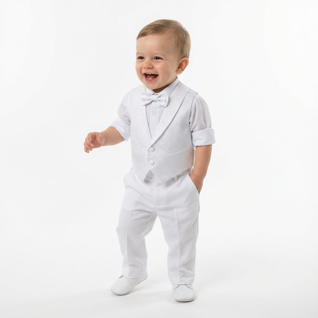 Archie's Penguin Tail Vest Set – product image 1