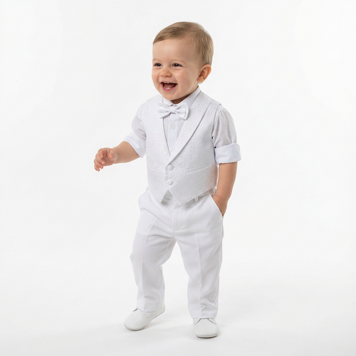 Archie's Penguin Tail Vest Set – product image 1