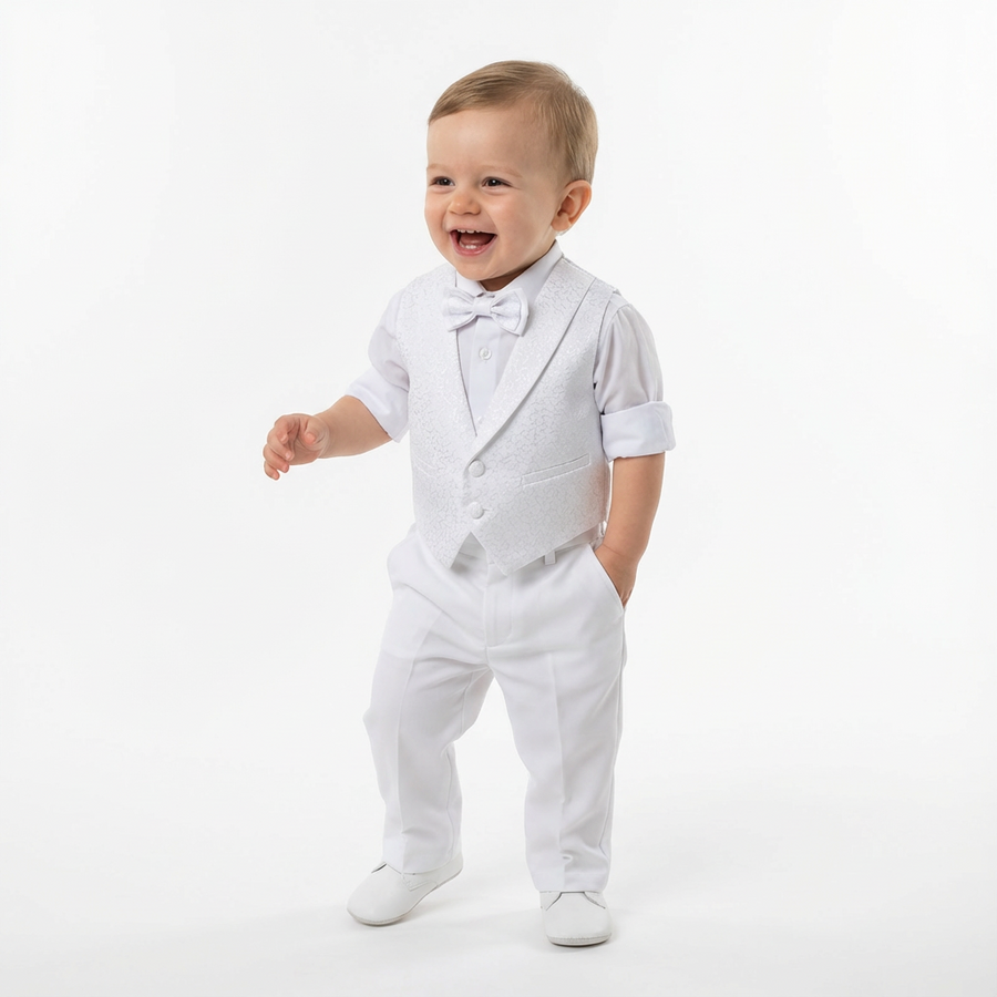 Archie's Penguin Tail Vest Set – product image 1