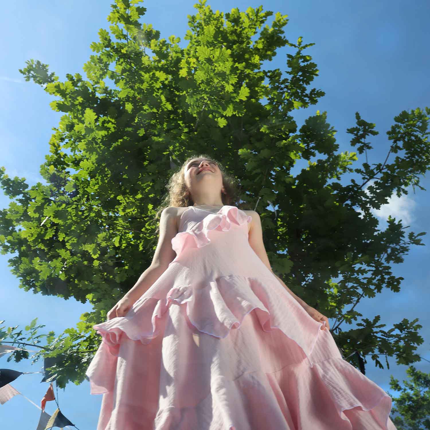 Light Pink Flower Girls Dress – product image 1