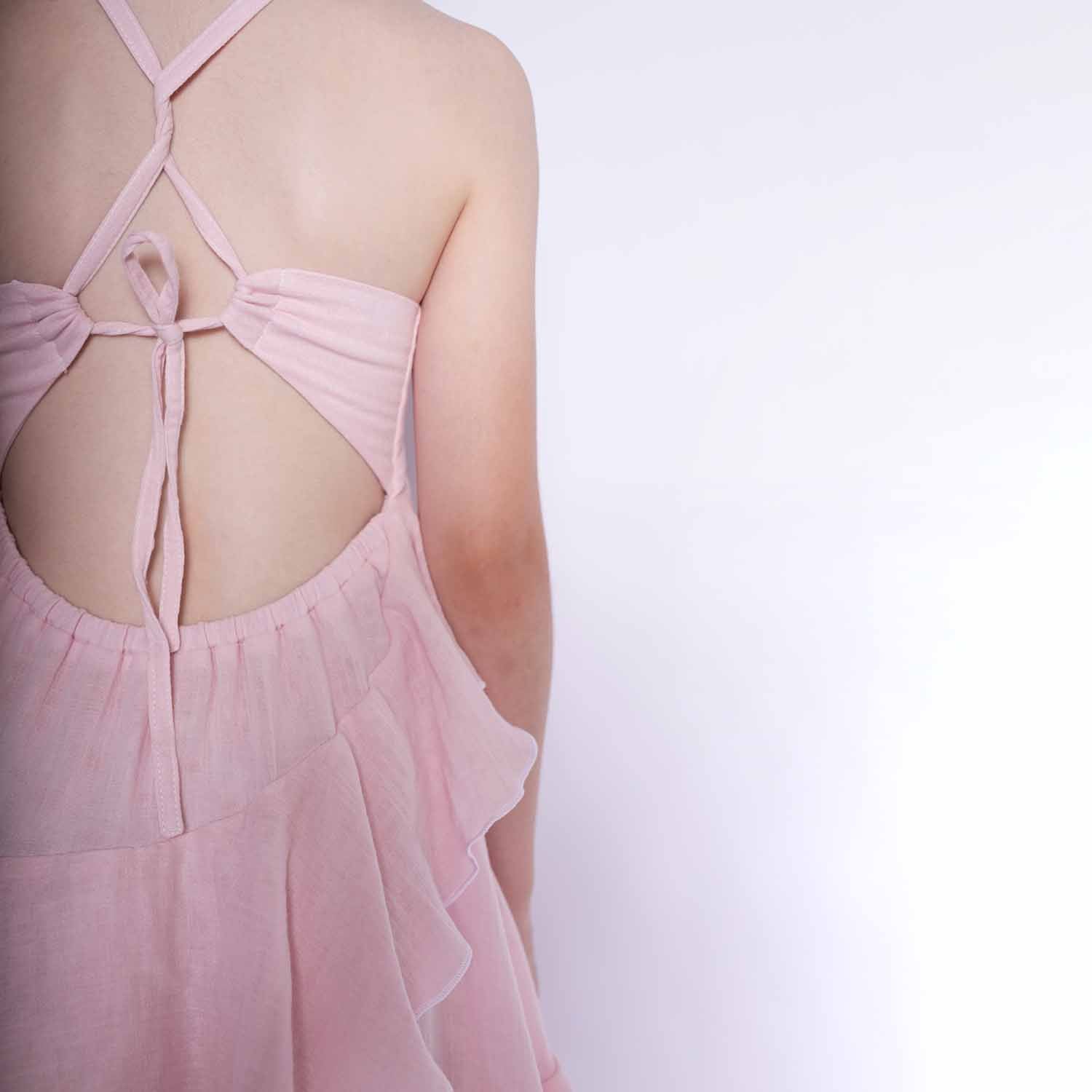 Light Pink Flower Girls Dress – product image 4