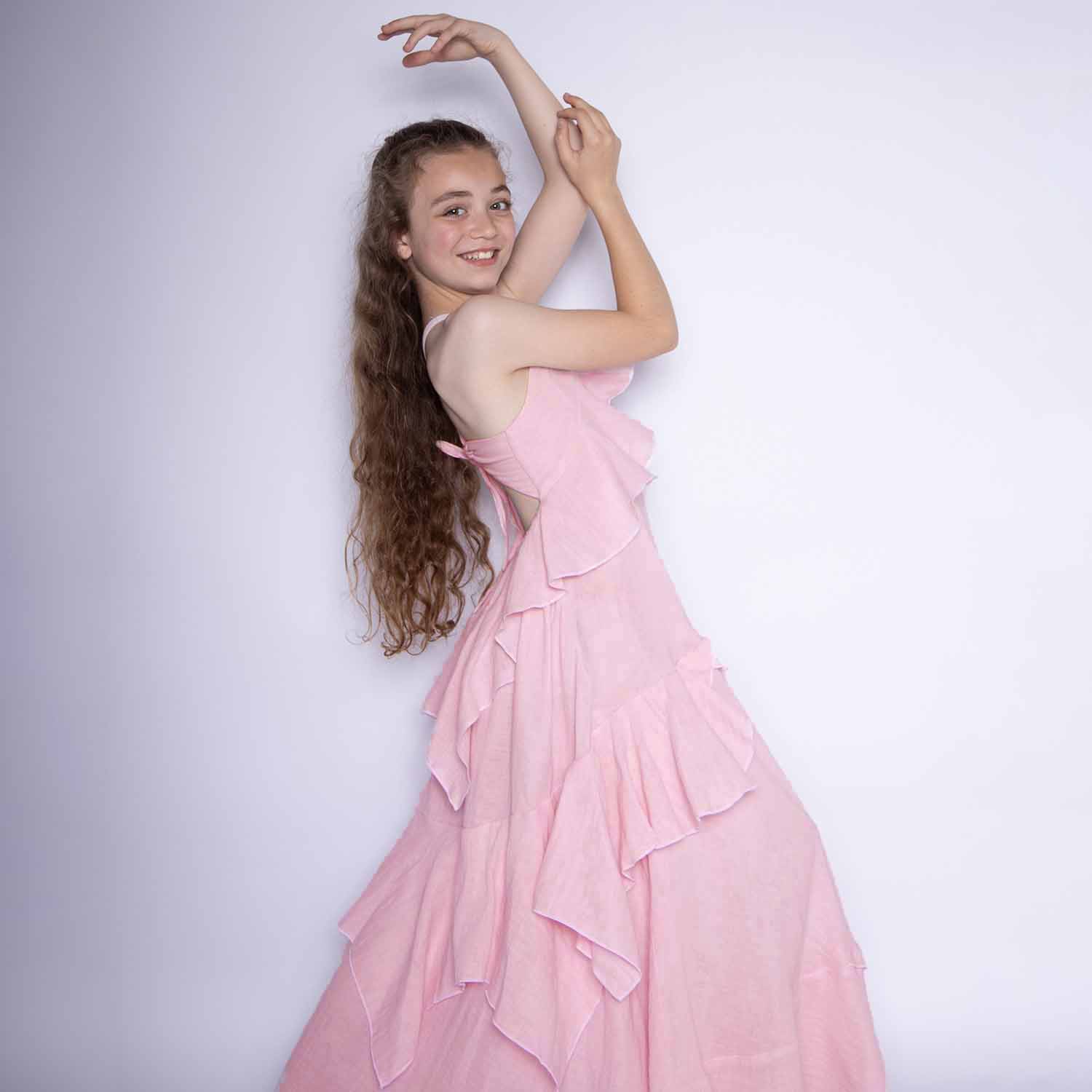 Light Pink Flower Girls Dress – product image 3
