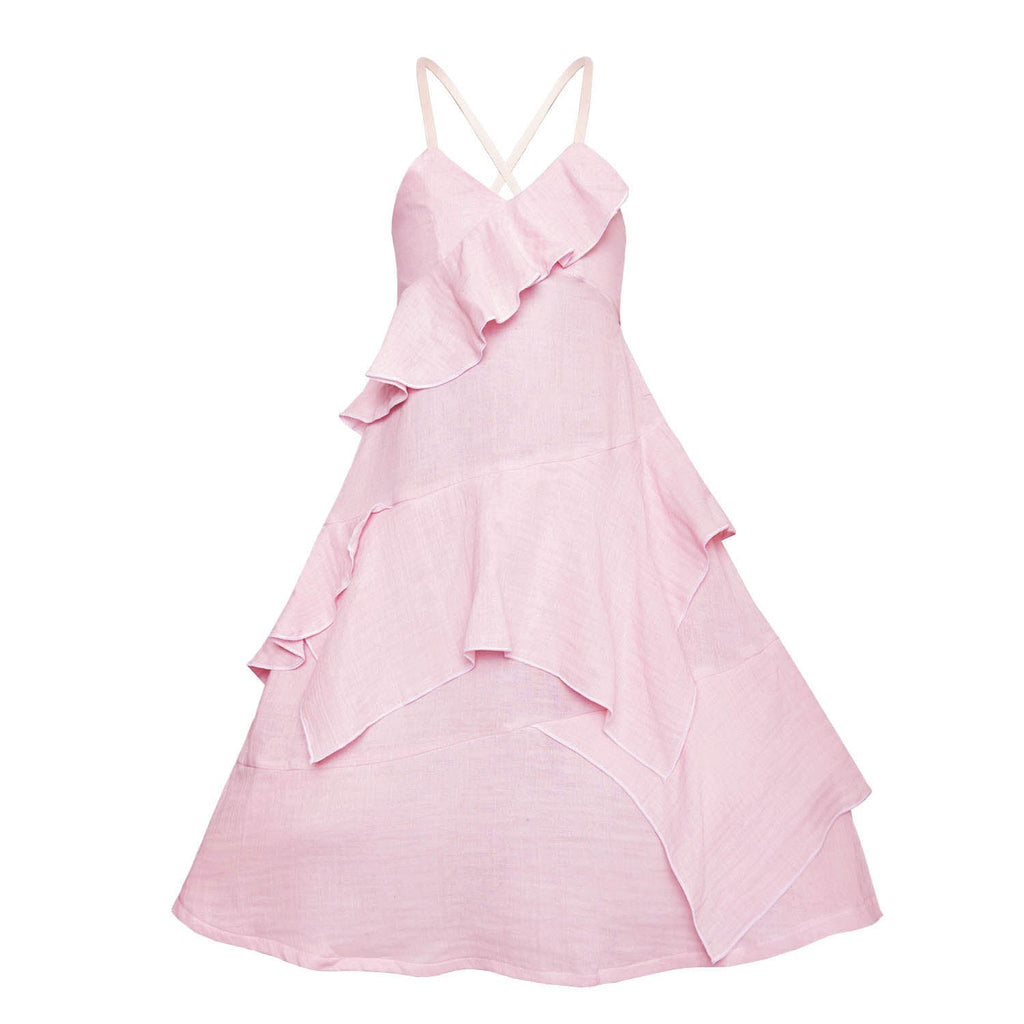 Light Pink Flower Girls Dress – product image 2