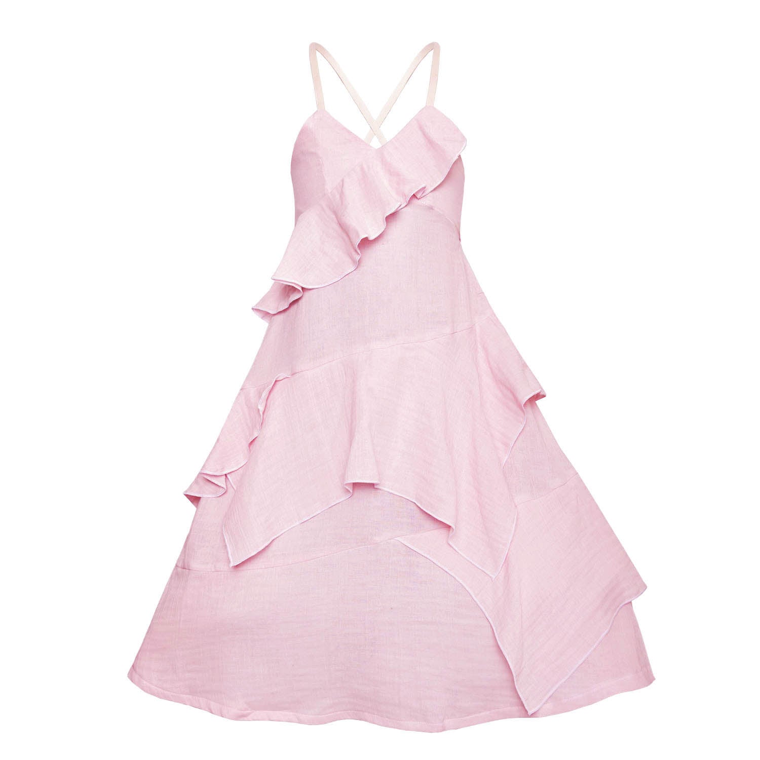 Light Pink Flower Girls Dress – product image 2