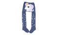 Collant 4D Licorne Gris Bleu Lilas en Coton Écologique