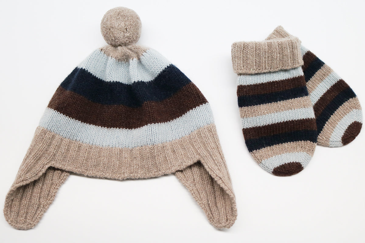 BABY STRIPED MITTENS – product image 5