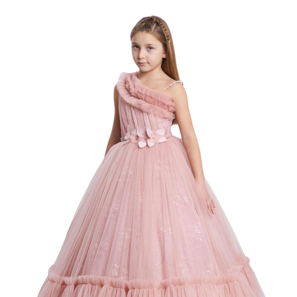 Cascade Gown Girls Formal Dress – product image 2